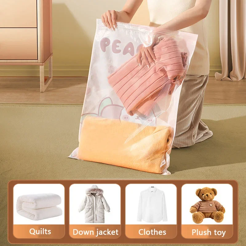 1/4 PCS Travel Moving การบีบอั - Compression Bag Vacuum บทวิจารณ์และราคา