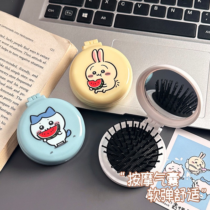 แปรงหวีผม 2 in 1 ลายการ์ตูนชิค - Travel Accessories Japan บทวิจารณ์และราคา
