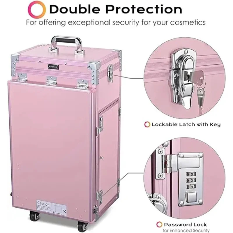 โต๊ะทำเล็บแบบมีล้อพับได้ พร้อม - Travel Accessories For Train บทวิจารณ์และราคา